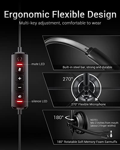 Awatrue EH05-U: Premium Wired USB Headset with – In Use