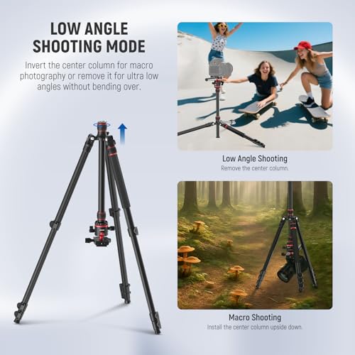 NEEWER 77" Camera Tripod Monopod with 360 – Packaging