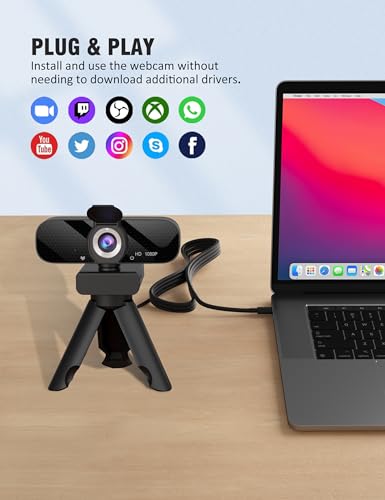 Gozvrpus Webcam: Gozvrpus USB HD Webcam 1080P Video Wide – Close-up Detail