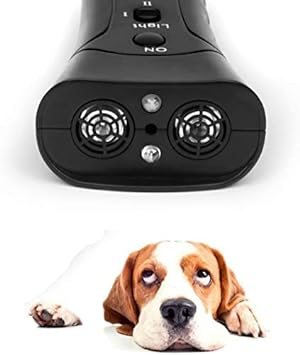 HBPET Anti-Barking Device ultrasonic Stop Barking Device, Portable Handheld Dog Barking Stop LED Light Lighting