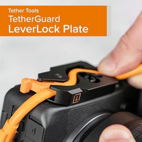 Tether Tools TetherGuard LeverLock Plate Port Protection – Front View