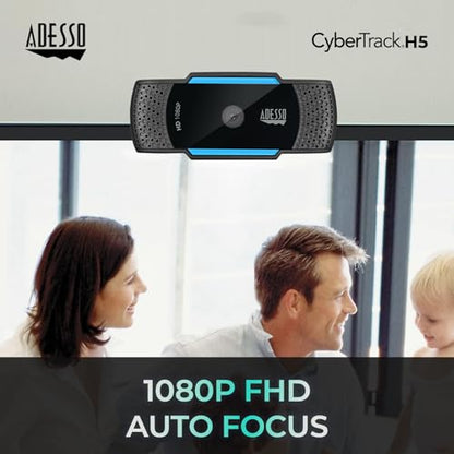 Pixels Adesso: Adesso Cybertrack H5 1080p HD USB Autofocus – Side View