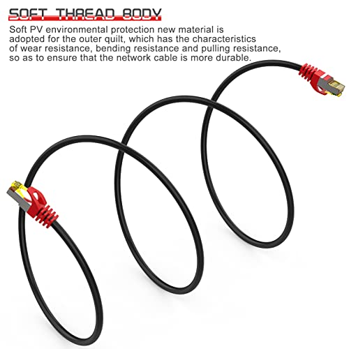 Cable Boahcken: Boahcken Cat 8 Ethernet Cable 26AWG 40Gbps – In Use