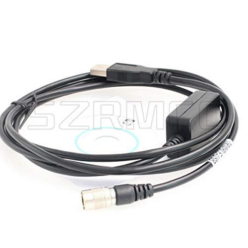 SZRMCC Hirose 6 Pin Male to USB Data Download Cable for – Close-up Detail