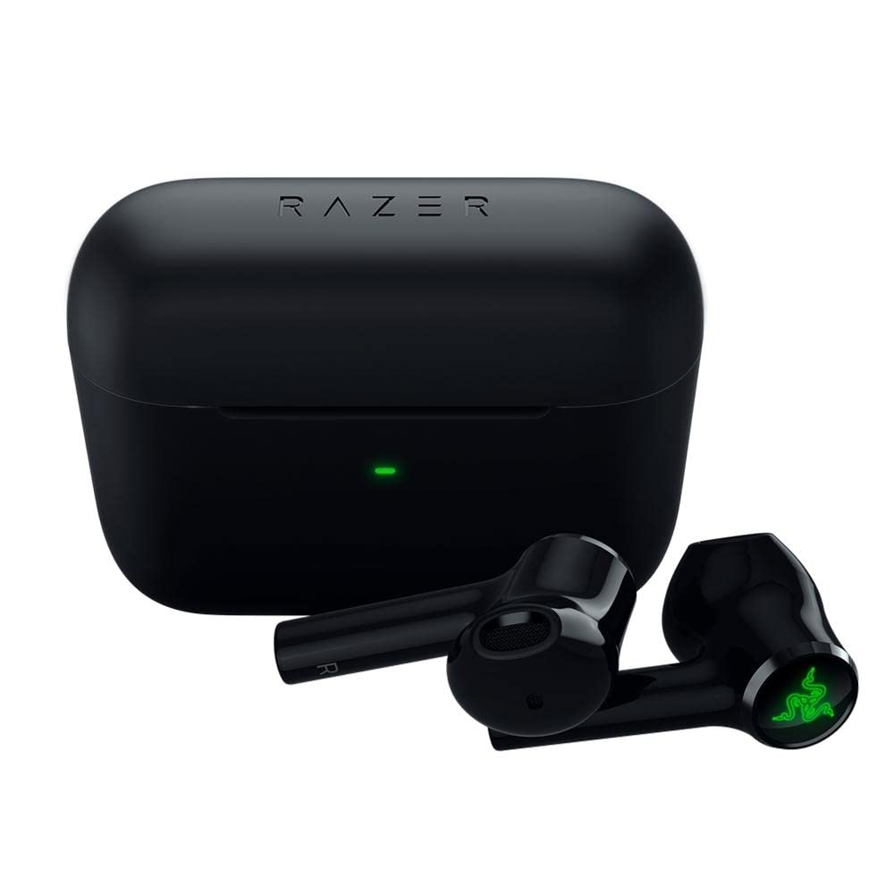 Razer Hammerhead True Wireless X Earbuds: Custom-Tuned 13mm Drivers - Bluetooth 5.2 w/Auto-Pairing - 60ms Low-Latency Gaming Mode - Touch Enabled - Mobile App Customization - Classic Black