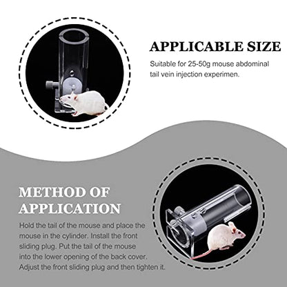 Mouse Restrainer: Scicalife Acrylic Transparent 4.97 inches – In Use