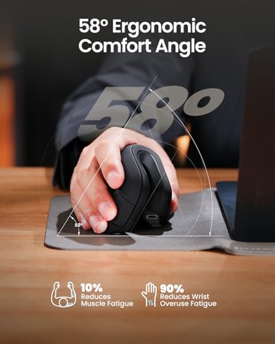 Mouse Protoarc: ProtoArc EM11 NL Bluetooth Rechargeable – Size Reference