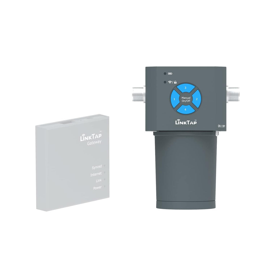 LinkTap ValveLinker - Requires Gateway - Indoor/Outdoor Smart Sprinkler/Irrigation Controller, Battery Powered, Weather Smart, Better Range Than WiFi, Compatible with LinkTap 1" Flow Meter (4-Zone)