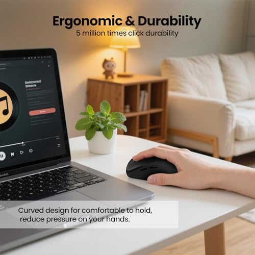 Mouse Bluetooth: Premium Wireless Mouse with 2 Bluetooth – Packaging