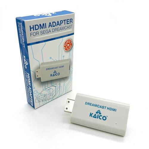 Dreamcast Sega: Kaico Dreamcast HDMI Adapter Plug and Play – Front View