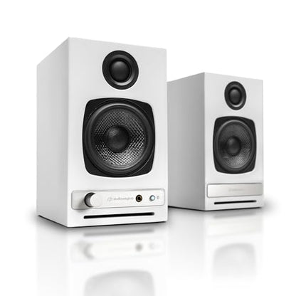 Audioengine HD3: Wireless Bluetooth PC Speakers with AptX HD – Front View
