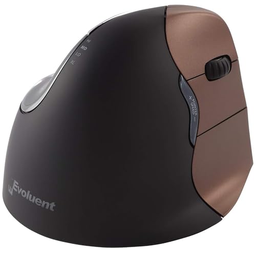 Vertical Mouse: Evoluent VM4SW Right-Hand Ergonomic Mouse – Front View