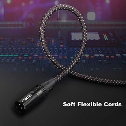XLR Cable: MIKIZ 6ft Braided Premium XLR Microphone Cable – In Use