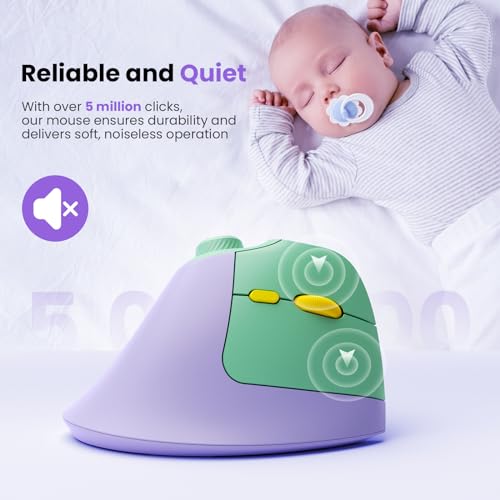 Seenda Ergonomic Mouse: Rechargeable USB Dual Bluetooth – Feature Highlight