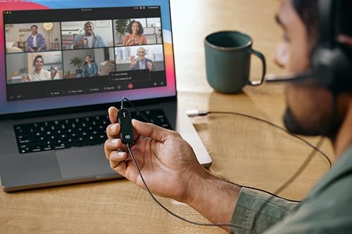 Cisco 321 Headset: Premium USB Wired Single On-Ear – In Use