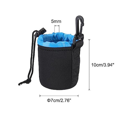 PATIKIL Camera Lens Bag: 2.8" IDx3.9 H Drawstring Lens – Side View