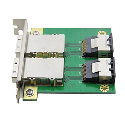 SAS SFF-8088: NFHK Dual Ports Mini SAS SFF-8088 to SAS – In Use