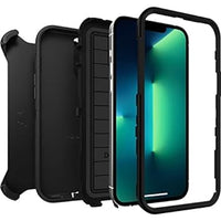 OTTERBOX Defender Series SCREENLESS Edition Case for iPhone 13 Pro Max & iPhone 12 Pro Max (Defender Pro Series, Black)