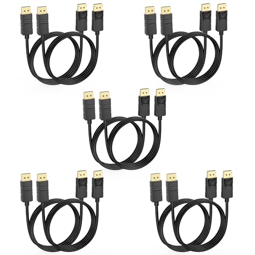 DisplayPort Male to Male Cable – Front View