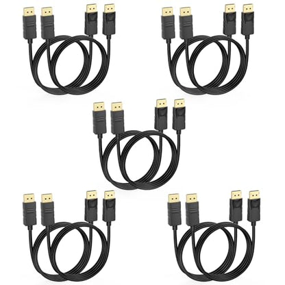 DisplayPort Male to Male Cable – Front View