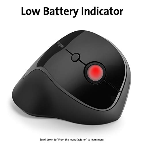 Kensington Pro Fit Ergo Vertical Wireless Mouse – Feature Highlight