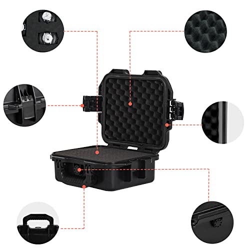MEIJIA Premium Waterproof Hard Compact Camera Case with – Side View