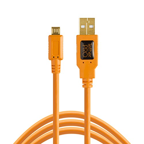 Tether Tools TetherPro USB 2.0 to USB Micro-B 5-Pin Cable – Front View