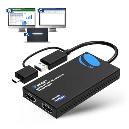 Display Monitor: OREI SplitExtend 4K HDMI Splitter Extended – Front View