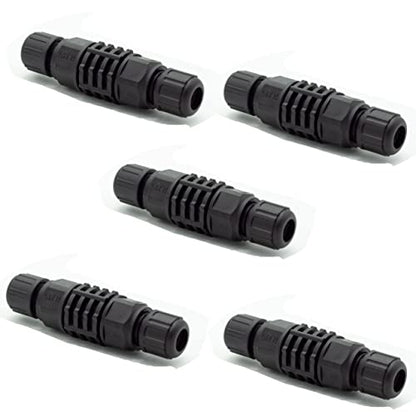Connector LAN: Axawibe 5 Pcs RJ45 Waterproof CAT6/CAT5E/CAT5 – Front View