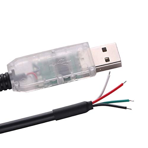 Pin Green: Green-utech 6FT USB to RS232 Serial Adapter – Front View