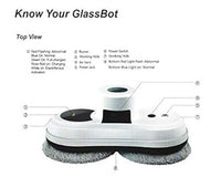 Window Cleaner Robot, Sophinique X5 Window Vacuum Cleaner Smart Glass Cleaning Robotic with APP & Remote, Intelligent Automatic Cleaner Robot for Outdoor/Indoor Windows Table Tile Ceiling (White)