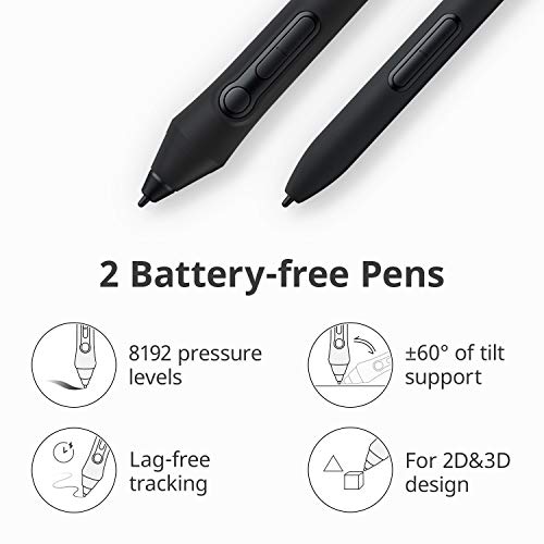 Tablet Drawing: Xencelabs Graphic Tablet Medium Wireless – Close-up Detail