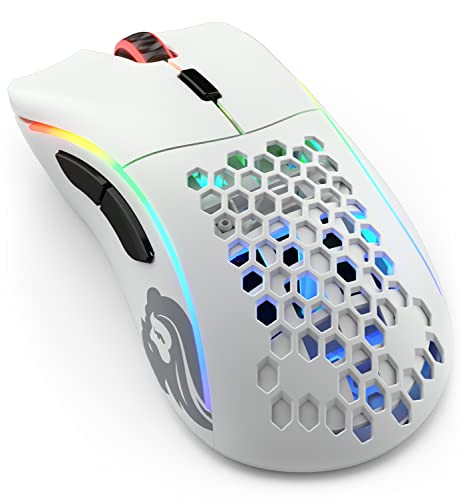 Glorious Mouse: Glorious GLO-MS-DMW-MW Matte White – Front View