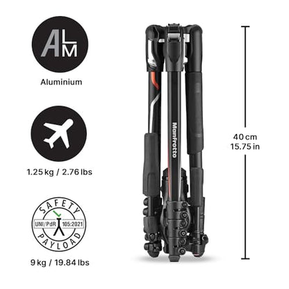Manfrotto Befree Live Advanced 4-Section Aluminum Travel – Close-up Detail