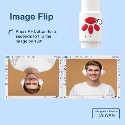 INSWAN INS-3 Handheld Webcam: High-Definition USB Document – Packaging
