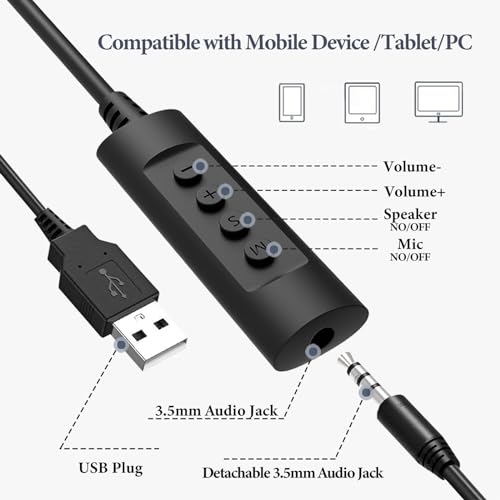 Geekria Headset: Geekria USB Headset with Mic – In Use