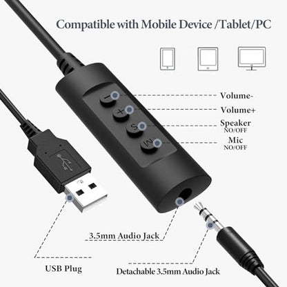 Geekria Headset: Geekria USB Headset with Mic – In Use