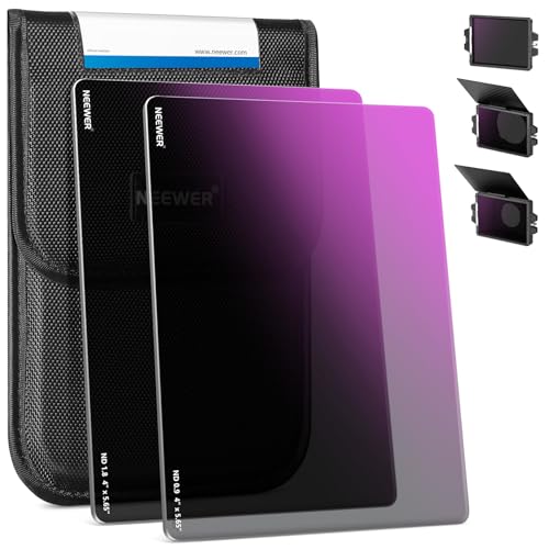 NEEWER Filter: NEEWER 2 Pack ND0.9/1.8 Square ND Filter – Front View