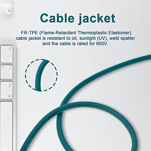 AConnect M12: 8 Position X-Code to RJ45 Ethernet Network – Side View