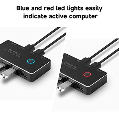 USB 3.0 Switch: RSHTECH Aluminum USB Switch Selector with 4 – Feature Highlight