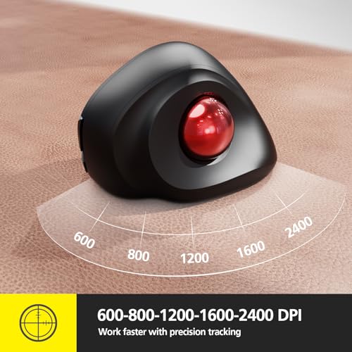 Mouse Micropack: MicroPack Trackball Wireless Mouse – Close-up Detail