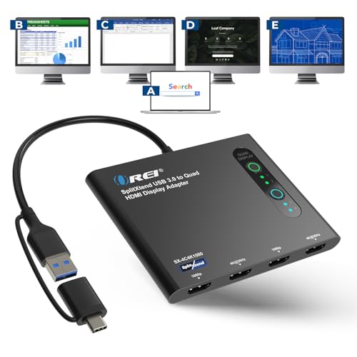 Display Monitor: OREI SplitExtend HDMI Splitter Extended – Front View