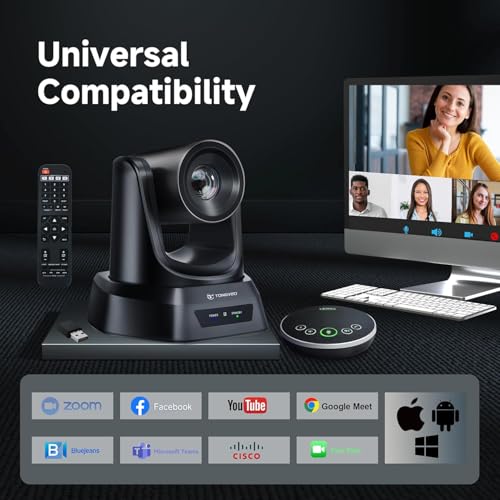 TONGVEO Wireless Conference Room Webcam – Packaging