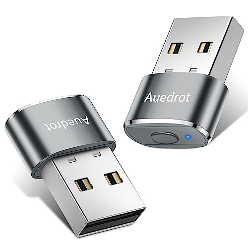 AUEDROT Mouse Jiggler: Undetectable Metal USB Mouse Mover – Front View