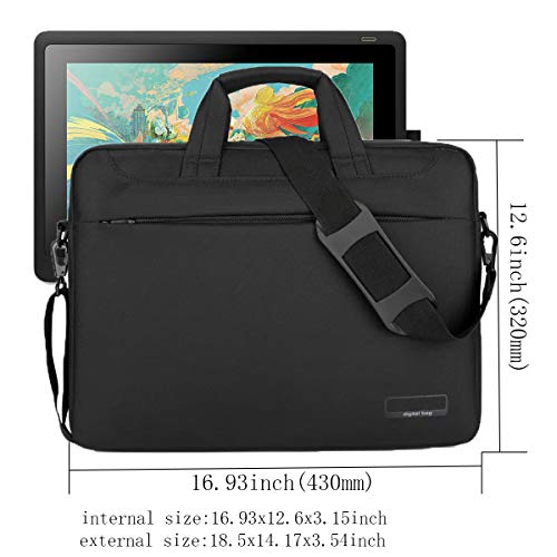 Tablet Bag: Premium Waterproof Protective Case for Wacom – Side View