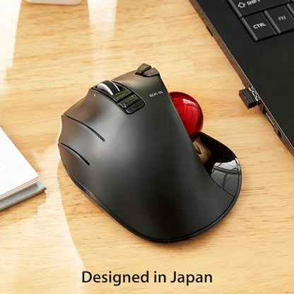ELECOM EX-G Left Handed Ergonomic Trackball Mouse – Feature Highlight