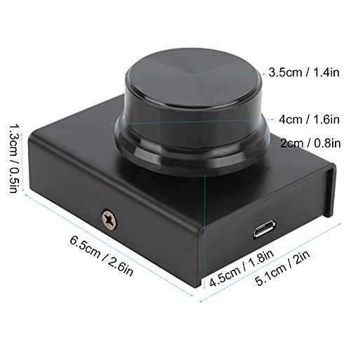 Volume Knob: Premium Aluminum Alloy Volume Control Knob for – Close-up Detail
