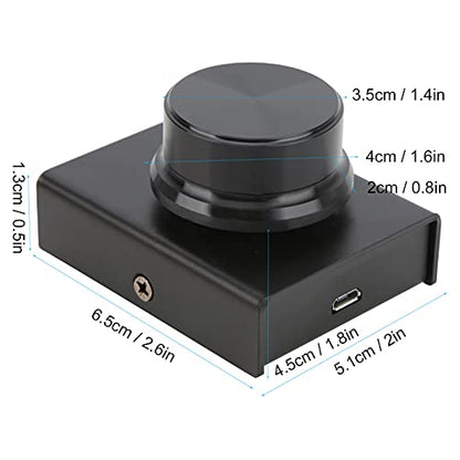 Volume Knob: Premium Aluminum Alloy Volume Control Knob for – Close-up Detail