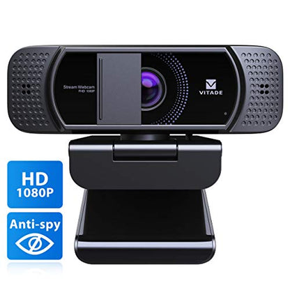 Web Cam: VITADE 1080P HD Webcam with Microphone – In Use