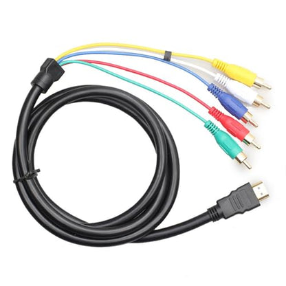 HDMI to RCA Cable Male: Nightwolf 5 Ft 1.5M – Front View